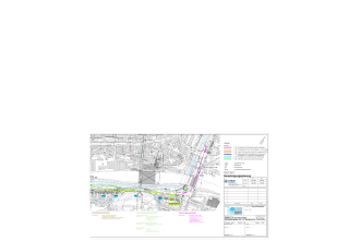 Der Plan zeigt die einzelnen Abschnitte in denen der Transportkanal gebaut wird. 