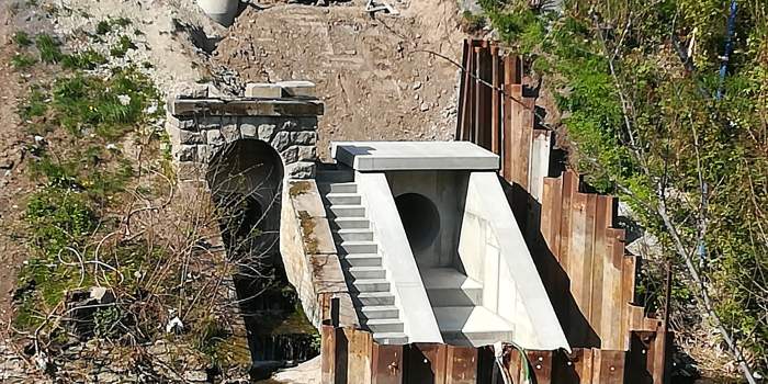 Baustellenfotos vom Regenüberlaufbecken (RÜB) Karlstraße