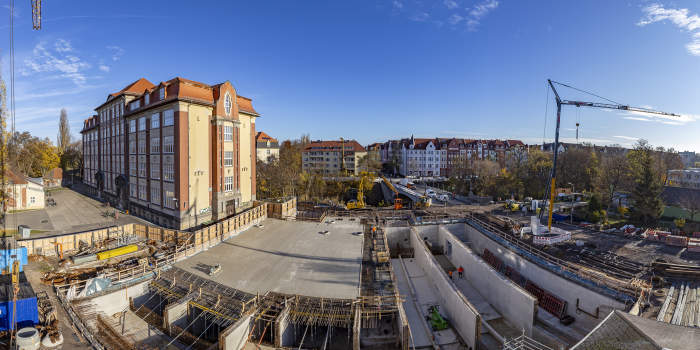 RÜB Karlstraße: Baufortschritt
