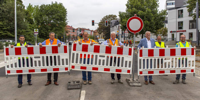 Verkehrsfreigabe am Benaryplatz